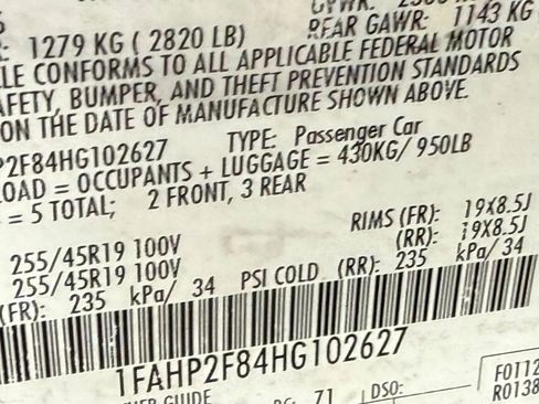 Used 2017 Ford Taurus Limited image 17