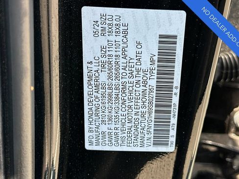 Certified 2025 Honda Pilot TrailSport image 35
