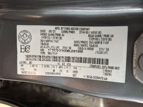 Certified 2021 Ford Ranger Lariat AWD/4WD image 36