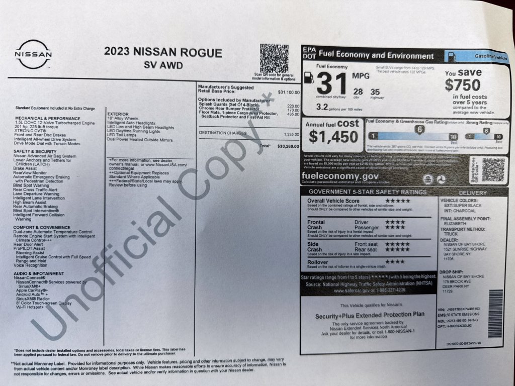 Used 2023 Nissan Rogue SV AWD/4WD image 26