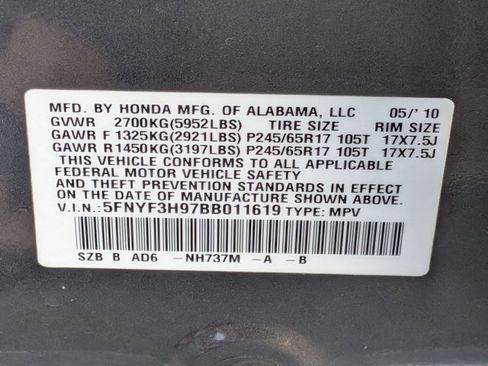 Used 2011 Honda Pilot Touring image 26