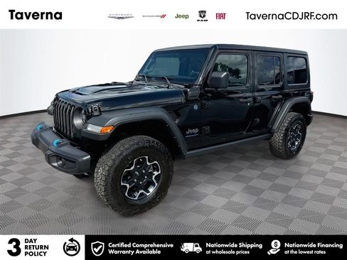 Used 2023 Jeep Wrangler Unlimited Rubicon 4xe AWD/4WD image 1