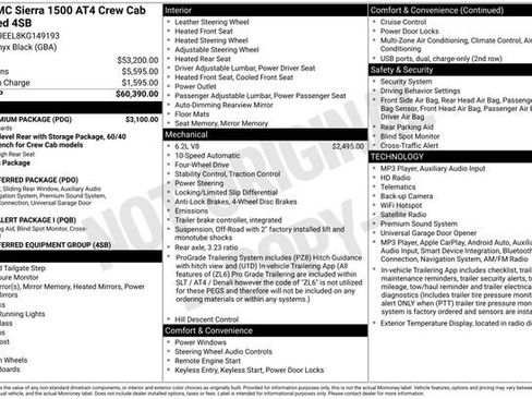 Used 2019 GMC Sierra 1500 AT4 w/ AT4 Premium Package AWD/4WD image 7
