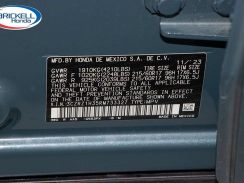 Certified 2024 Honda HR-V LX image 31