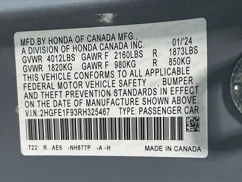 Used 2024 Honda Civic Touring image 59