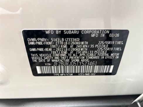 New 2026 Subaru Outback Touring XT AWD/4WD image 31