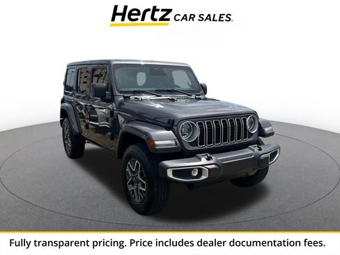 Used 2025 Jeep Wrangler Unlimited Sahara AWD/4WD image 1