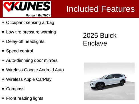 Used 2025 Buick Enclave Sport Touring w/ LPO, Floor Liner Package AWD/4WD image 3