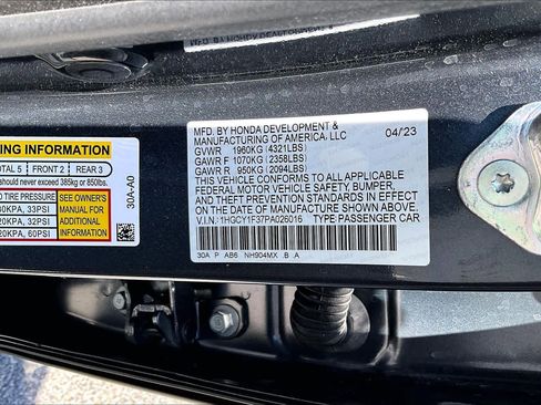 Used 2023 Honda Accord EX image 32
