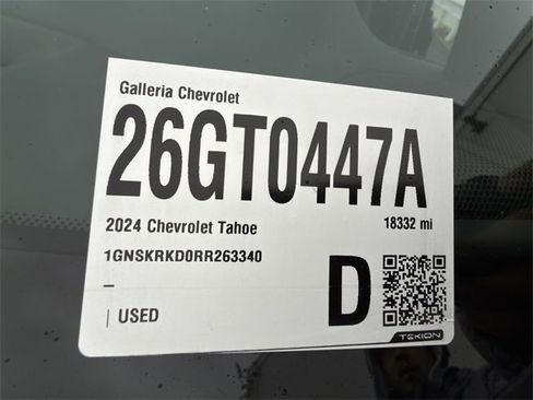 Certified 2024 Chevrolet Tahoe RST w/ Luxury Package image 37