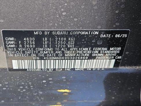 New 2025 Subaru Legacy w/ Popular Package #1A image 17