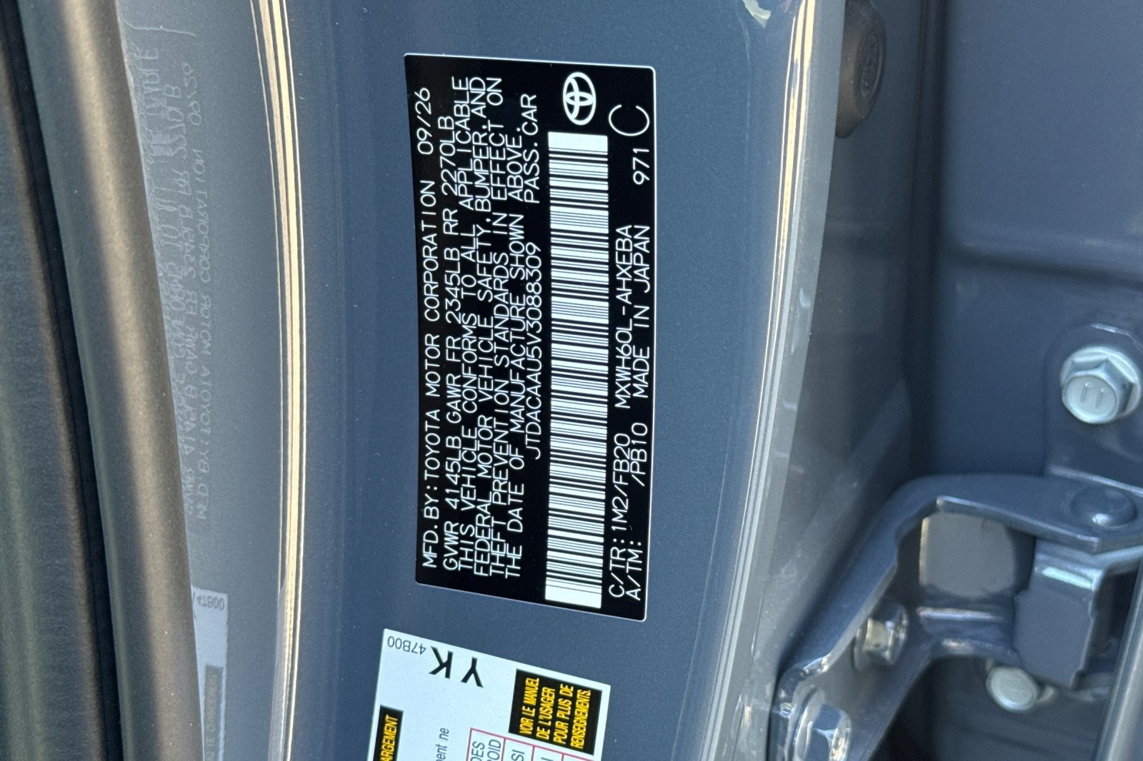 New 2027 Toyota Prius LE FWD image 35