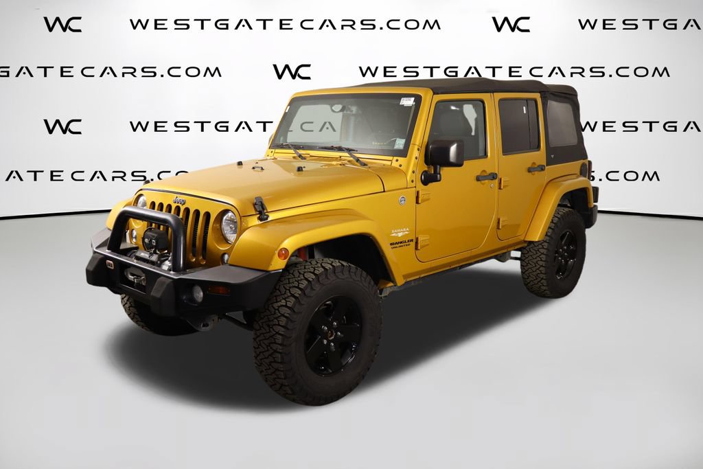 Used 2014 Jeep Wrangler Unlimited Sahara w/ Max Tow Package AWD/4WD 360° Tour