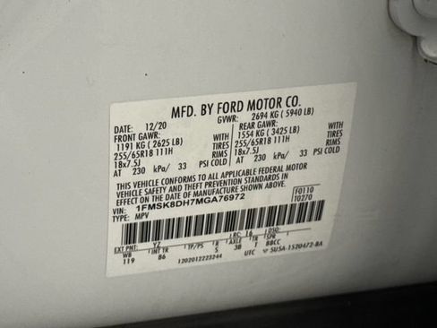 Used 2021 Ford Explorer XLT AWD/4WD image 49