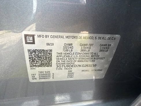 Used 2019 GMC Sierra 1500 SLT w/ SLT Premium Plus Package AWD/4WD image 26