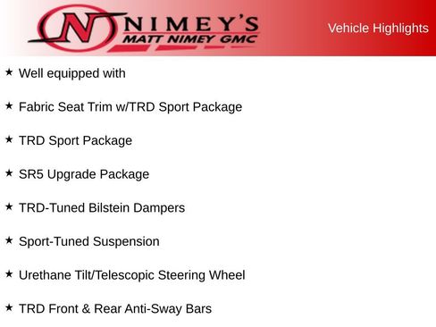 Used 2019 Toyota Tundra SR5 w/ TRD Sport Package AWD/4WD image 2