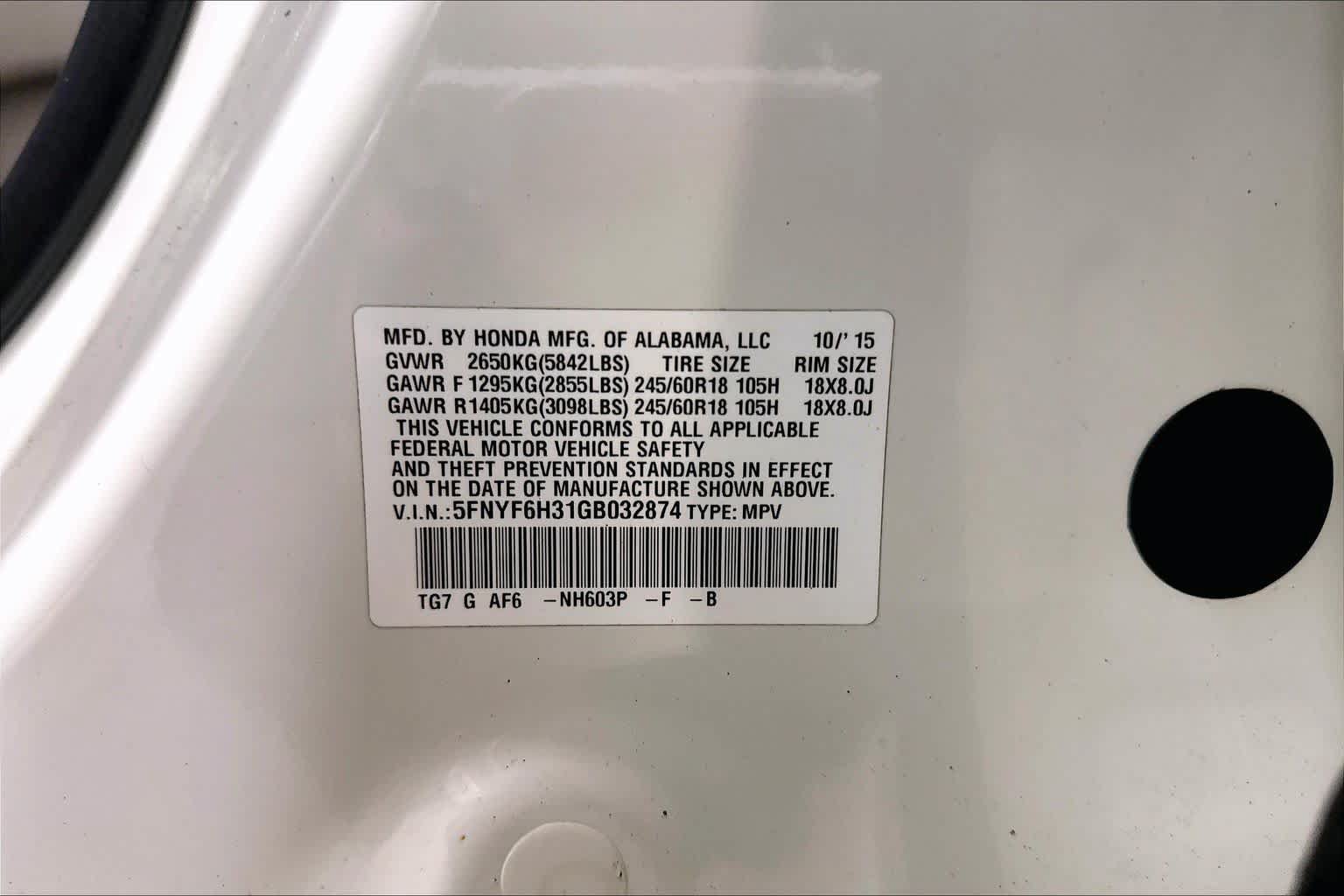 Used 2016 Honda Pilot EX image 36