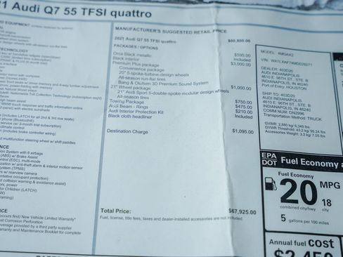 Used 2021 Audi Q7 3.0T Premium Plus w/ Premium Plus Package image 19