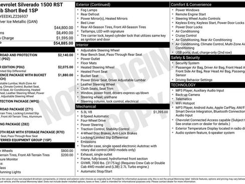 Used 2020 Chevrolet Silverado 1500 RST AWD/4WD image 2