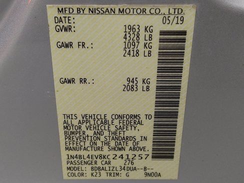 Used 2019 Nissan Altima 2.5 SL image 33