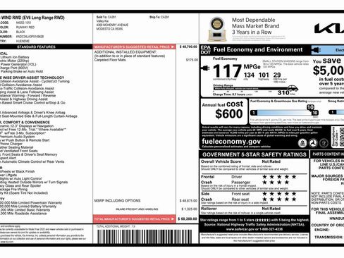 Used 2023 Kia EV6 Wind image 4