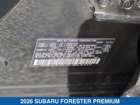 Certified 2026 Subaru Forester Premium AWD/4WD image 39