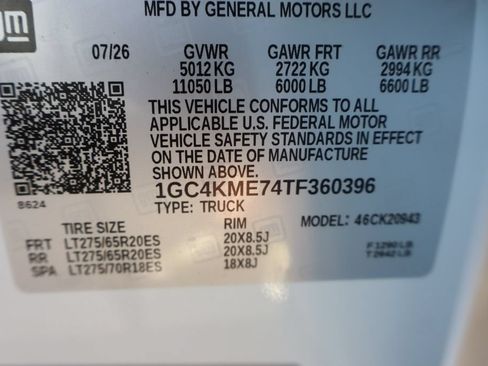 New 2026 Chevrolet Silverado 2500 Custom w/ Custom Convenience Package AWD/4WD image 26