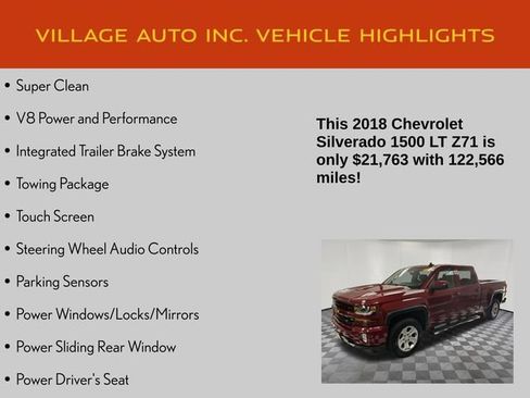 Used 2018 Chevrolet Silverado 1500 LT w/ All Star Edition AWD/4WD image 7