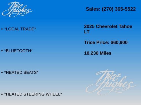 Used 2025 Chevrolet Tahoe LT w/ Comfort Package AWD/4WD image 6