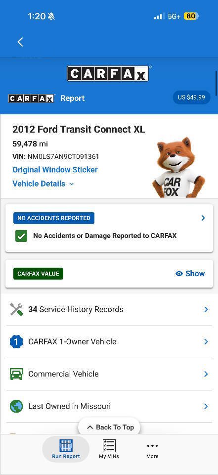Used 2012 Ford Transit Connect XL FWD image 16