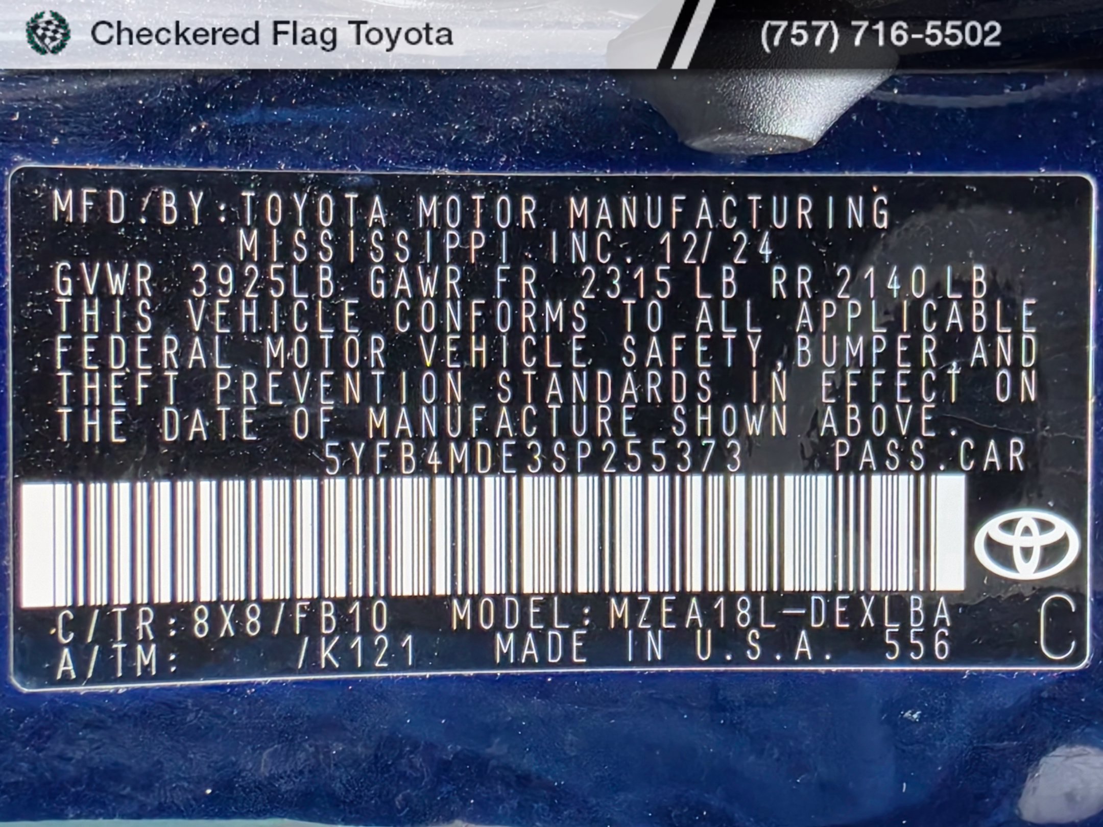 Used 2025 Toyota Corolla LE FWD image 20