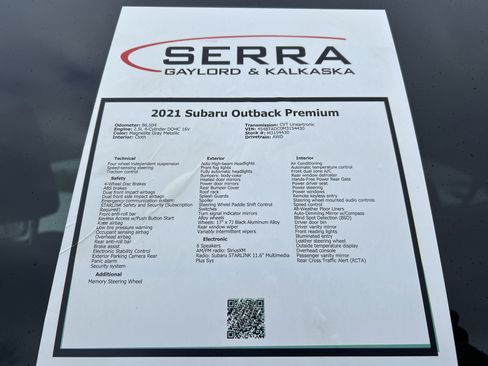 Used 2021 Subaru Outback Premium image 26