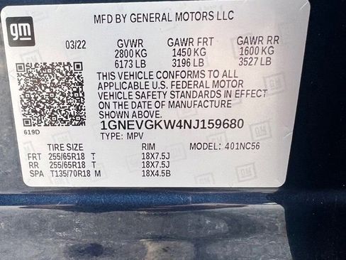 Used 2022 Chevrolet Traverse LT image 17