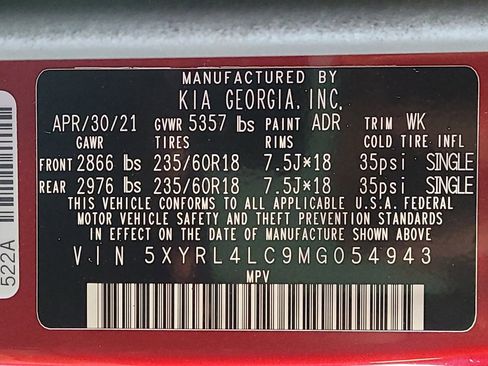 Used 2021 Kia Sorento S FWD image 33