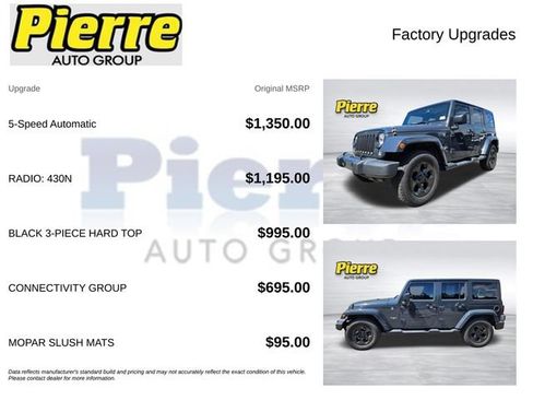 Used 2016 Jeep Wrangler Unlimited Sahara w/ Connectivity Group AWD/4WD image 12