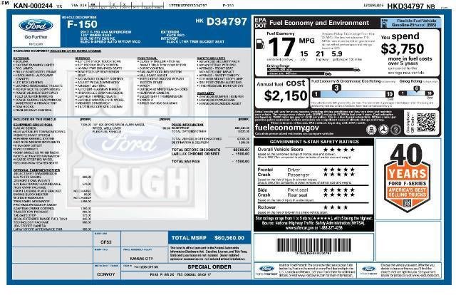 Used 2017 Ford F150 Lariat w/ Equipment Group 502A Luxury AWD/4WD image 18