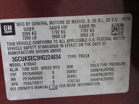 Used 2017 Chevrolet Silverado 1500 LTZ w/ Sport Package image 22