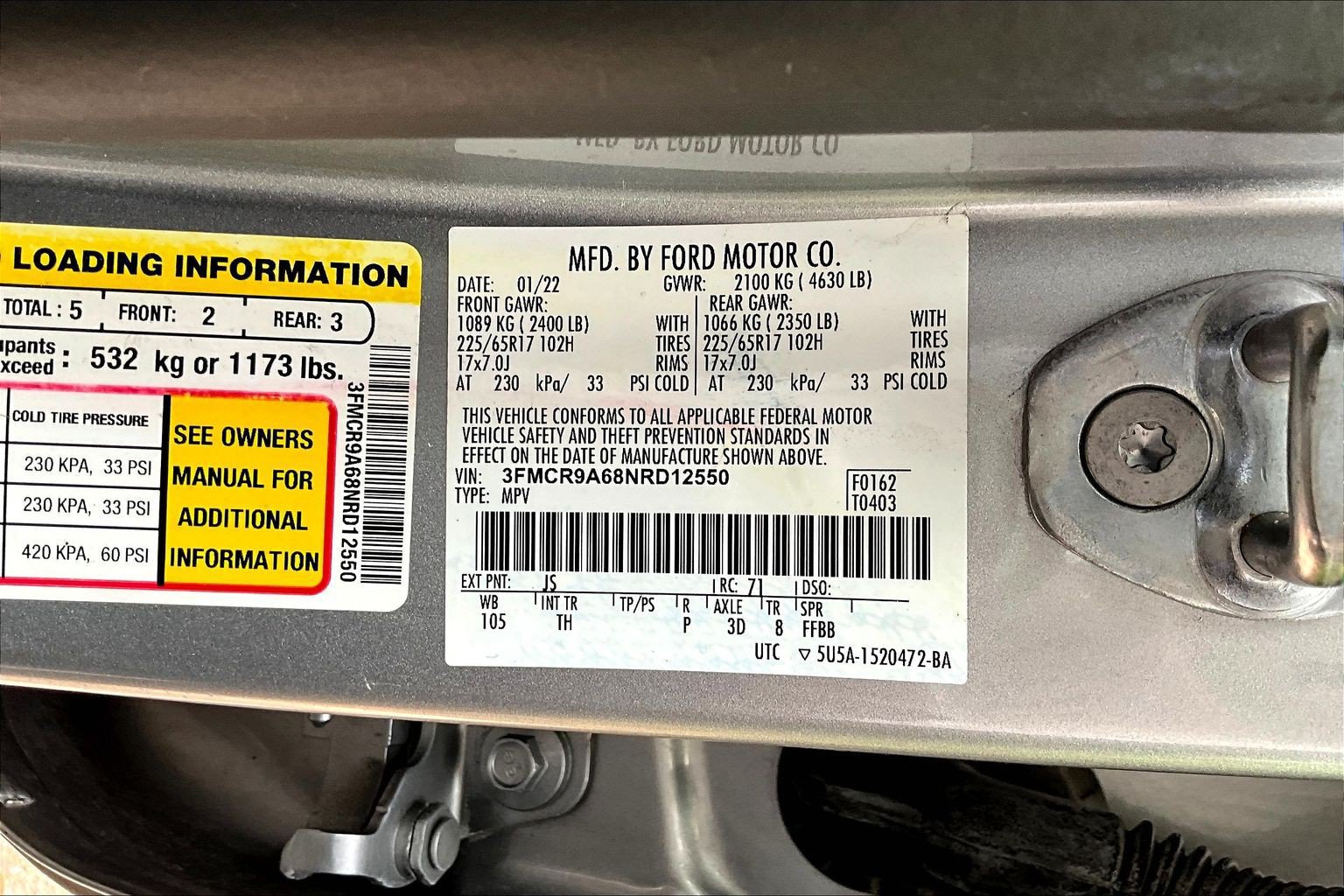 Used 2022 Ford Bronco Sport AWD/4WD image 13