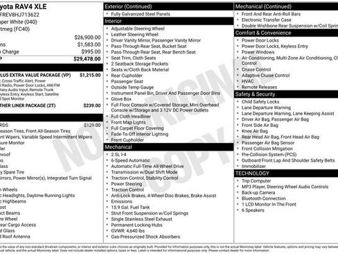Used 2017 Toyota RAV4 XLE image 36