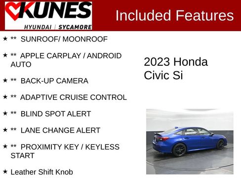 Used 2023 Honda Civic Si image 2