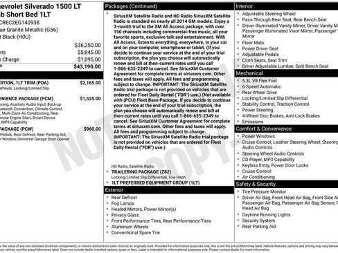 Used 2014 Chevrolet Silverado 1500 LT w/ Texas Edition, 1LT Trim image 5