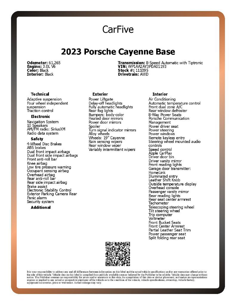 Used 2023 Porsche Cayenne AWD/4WD image 31