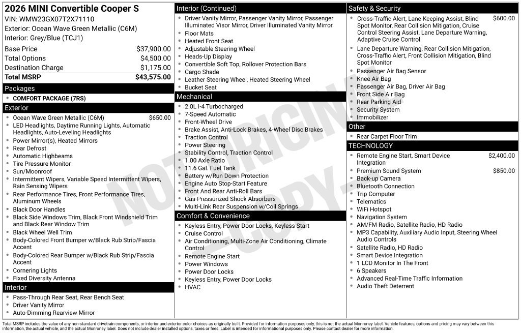 Used 2026 MINI Cooper S FWD image 9