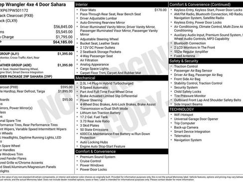 Used 2023 Jeep Wrangler Unlimited Sahara w/ Cold Weather Group image 10