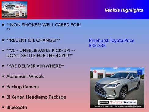 Used 2020 Lexus RX 350 FWD w/ Accessory Package image 26