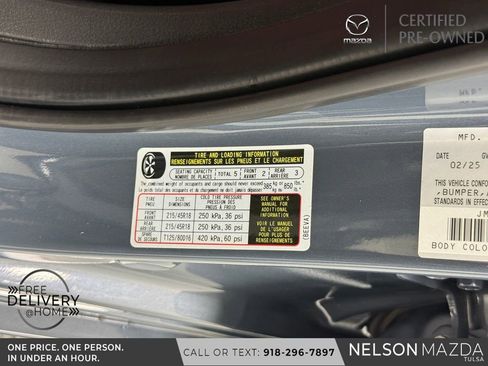 Certified 2025 MAZDA MAZDA3 Carbon AWD/4WD image 57