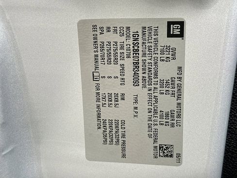 Certified 2011 Chevrolet Tahoe LT w/ Regional Value Package RWD image 40