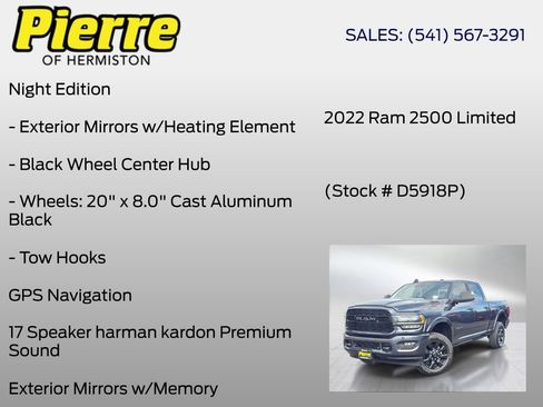 Used 2022 RAM 2500 Limited AWD/4WD image 36
