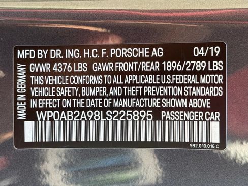 Certified 2020 Porsche 911 Carrera S RWD image 37