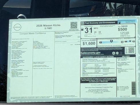 New 2026 Nissan Kicks S image 17